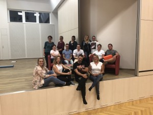 Pfarrbühne Neustadtl Gruppenfoto 2019